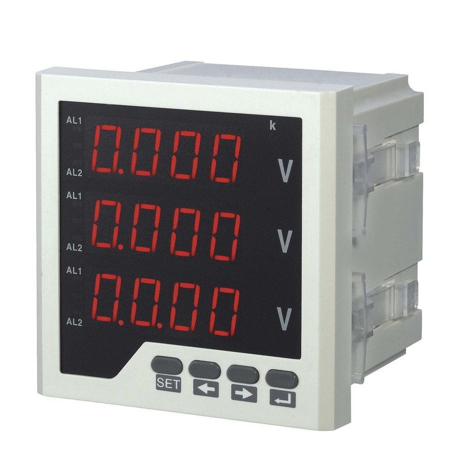 Digital display single three-phase current and voltage combination meter intelligent multi-rate multi-function network power meter RS485