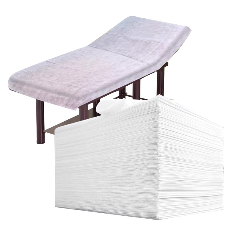 Disposable Bed Sheet Beauty Salon Massage Mattress Non-woven Waterproof and Oil-proof 100pc Thickened Bed Sheet