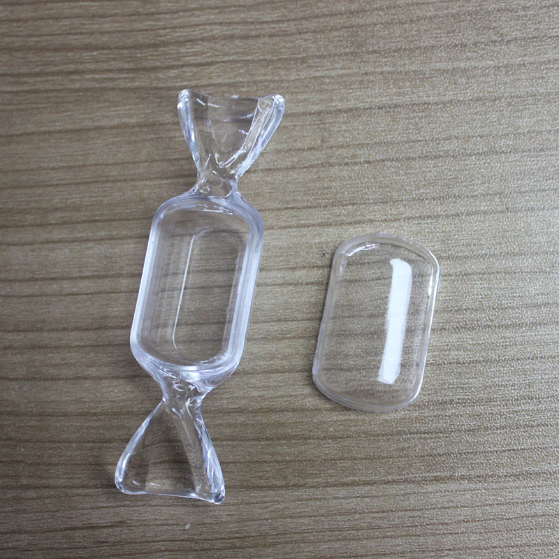 Creative box acrylic small jewelry storage box PS simulation mini food play transparent small candy box