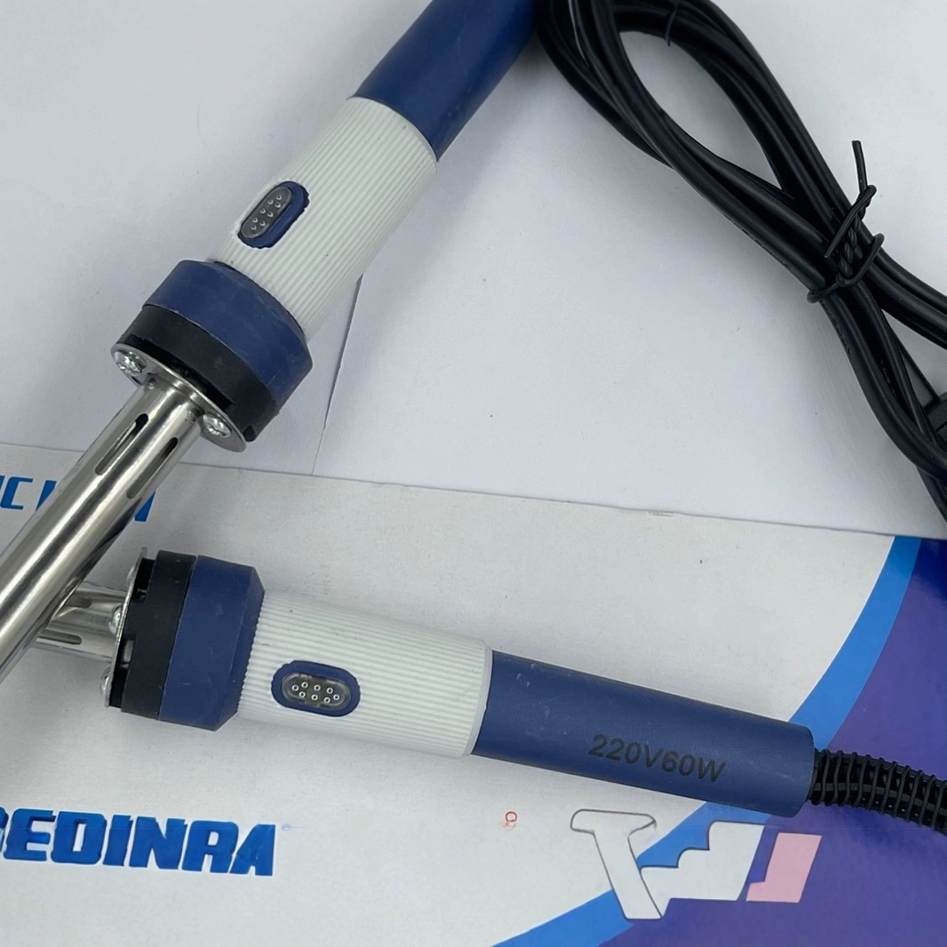 60W Electric Soldering Iron Welding Tool Household Handheld Electric Welding Pen External Heat Electric Iron Repair Tool with Light Soldering Iron