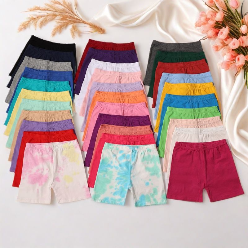 Children's Dance Pants Practice Pants Cotton High Elastic Tight Trim Pants Large Children's Summer Anti-light Latin Dance Shorts