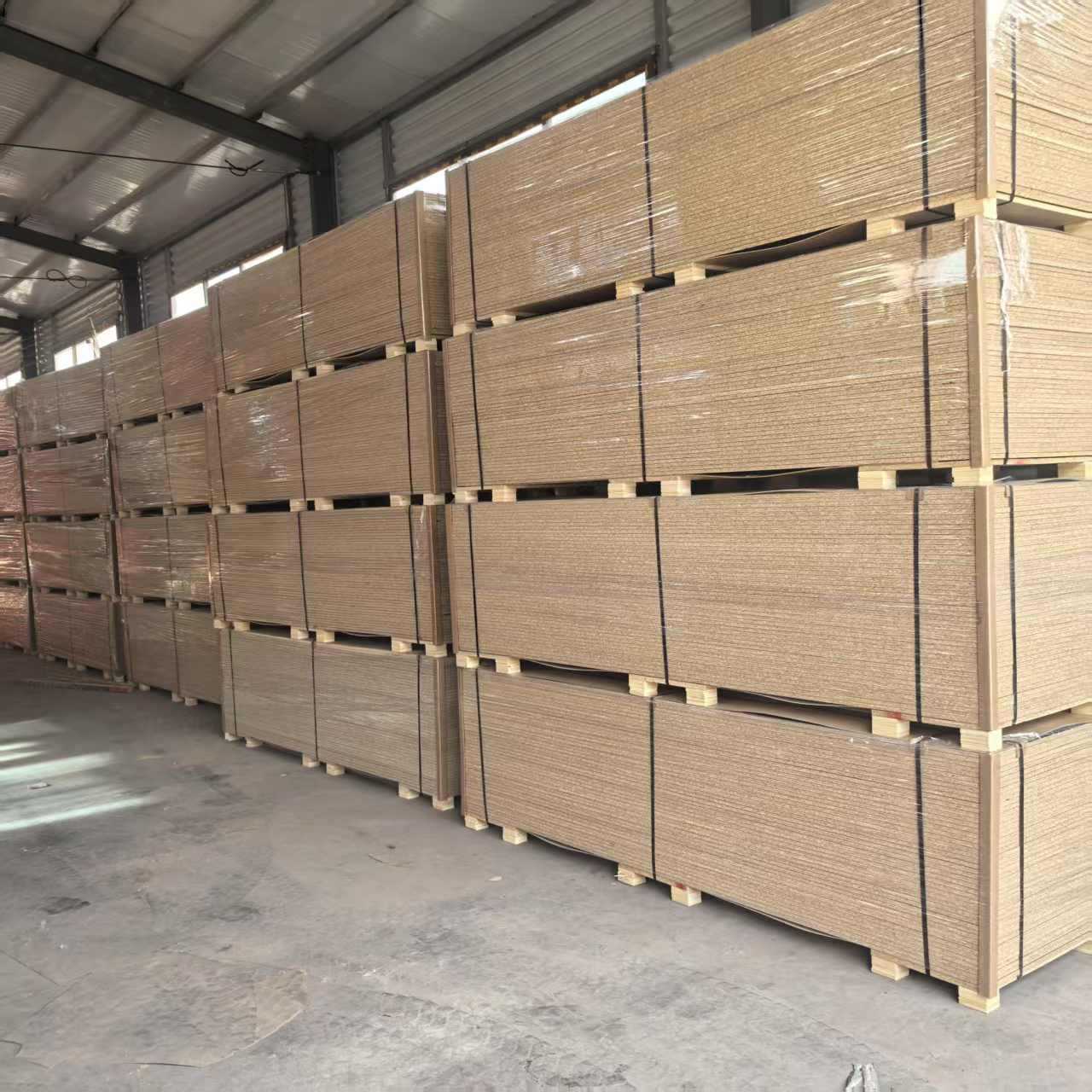 Wood Particle Board Paint-Free Board Particle Board 18mm Melamine Veneer White Furniture Wardrobe Wood Board