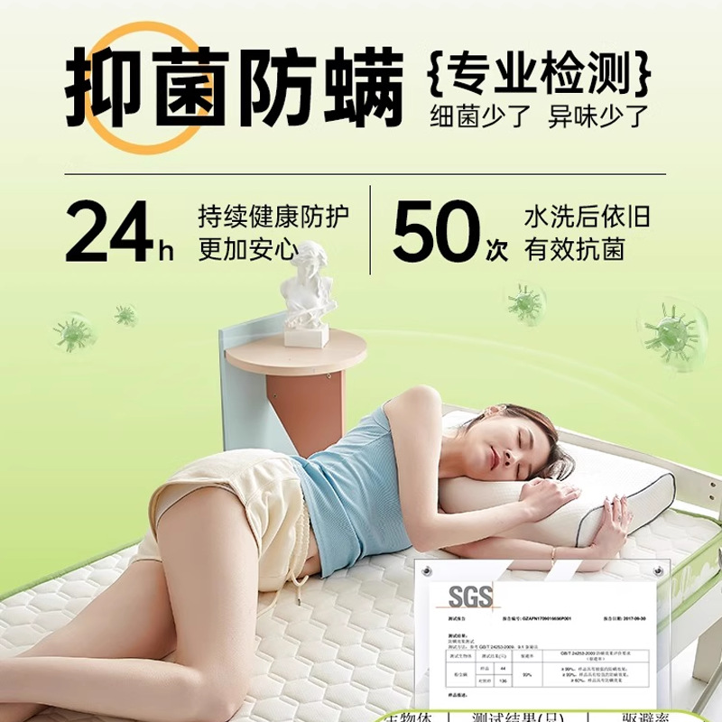 Back-To-School Season Student Dormitory Latex Mattress Cover Soft Cushion Bedroom Single Floor Sleeping Mat Mattress Rental Special