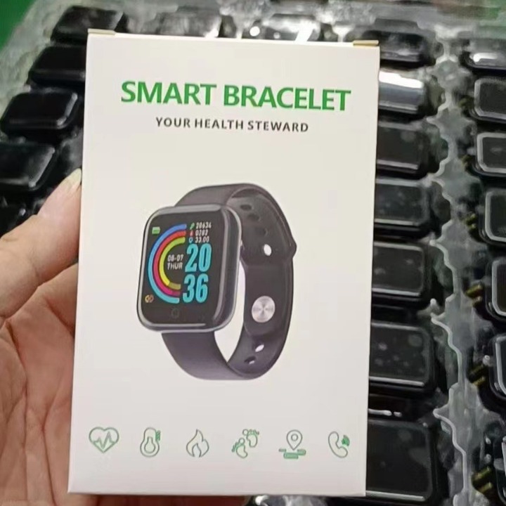 Y68 smart bracelet cross-border explosions Y68S smart bracelet heart rate blood oxygen blood pressure manufacturers in stock and fast delivery