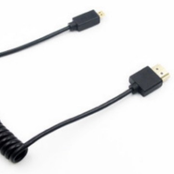 hdmi PU spring line miniHDMI spring line microHDMI spring line OD3.2 4K camera line