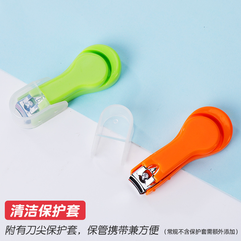 Baby Nail Clippers Candy Color Children's Special Anti-Pinch Lever Type Nail Clippers Baby Safety Nail Clippers Wholesale