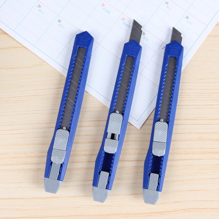 Ultra-Sharp Portable Plastic Colorful Office Utility Knife Unboxing Tool Knife Student Stationery Knife Handmade Paper Knife