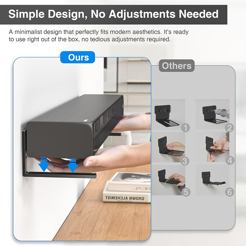 Настенная звуковая панель, металлический кронштейн, аудиокронштейн