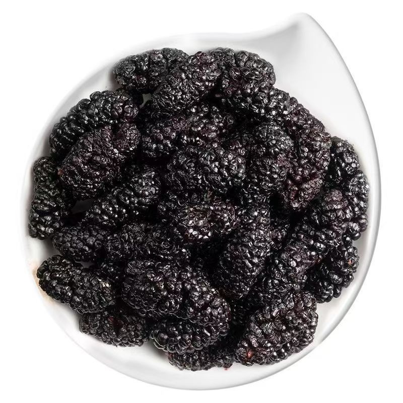 Selected Large Particles of Xinjiang Black Mulberry Dried First Crop Fresh Tea and Wine Sand-Free Freshly Picked High-Quality Dried Mulberries