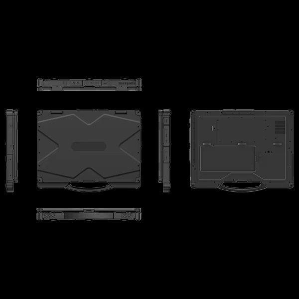 Em-Ms-X14A 14inch Industrial Grade Notebook Ip65 Dustproof Shockproof Portable Computer with Display