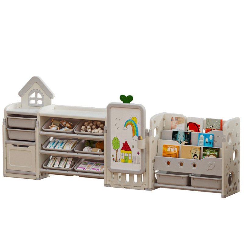 Children's Toy Storage Rack Household Storage Multi-layer Finishing Picture Book Cabinet Baby's Bookshelf Classification Large Capacity Storage Box