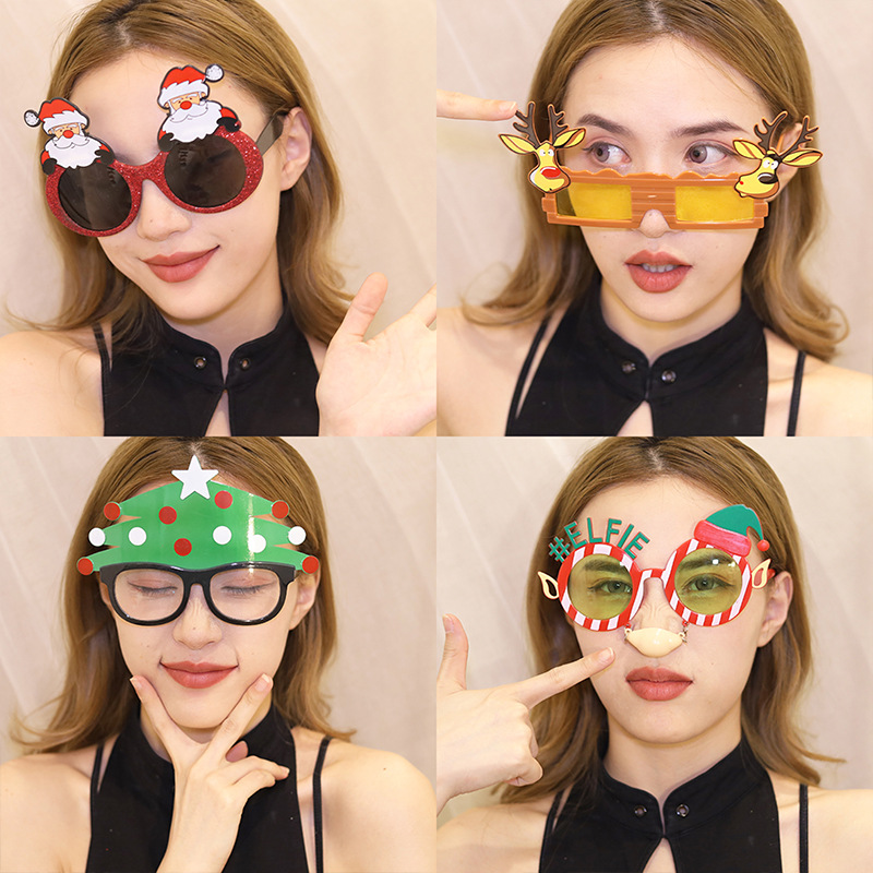 Смешные очки для рождественских и хэллоуинских вечеринок