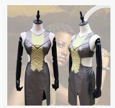 Косплей аниме костюм Капитан Америка 3COS черная пантера фильм Наджиа косплей костюм