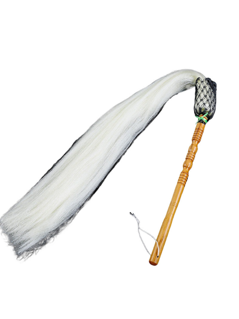 Old Dusting Taoist Dusting Simulation Ponytail Floating Dust Fly Swatter Dusting Drama Opera Eunuch Gift Bag