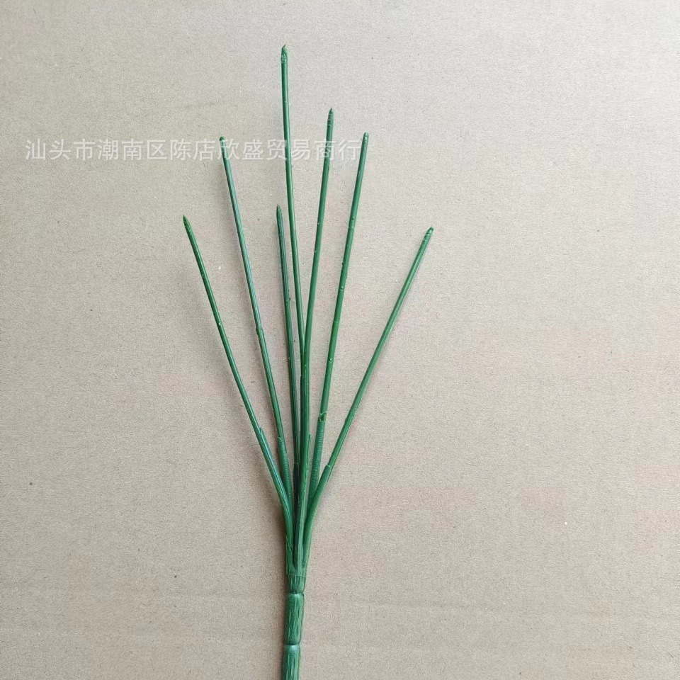 Factory Direct sales Guangdong flower branch 5 Head 7 head artificial flower pole artificial plastic Rose Branch peony flower pole