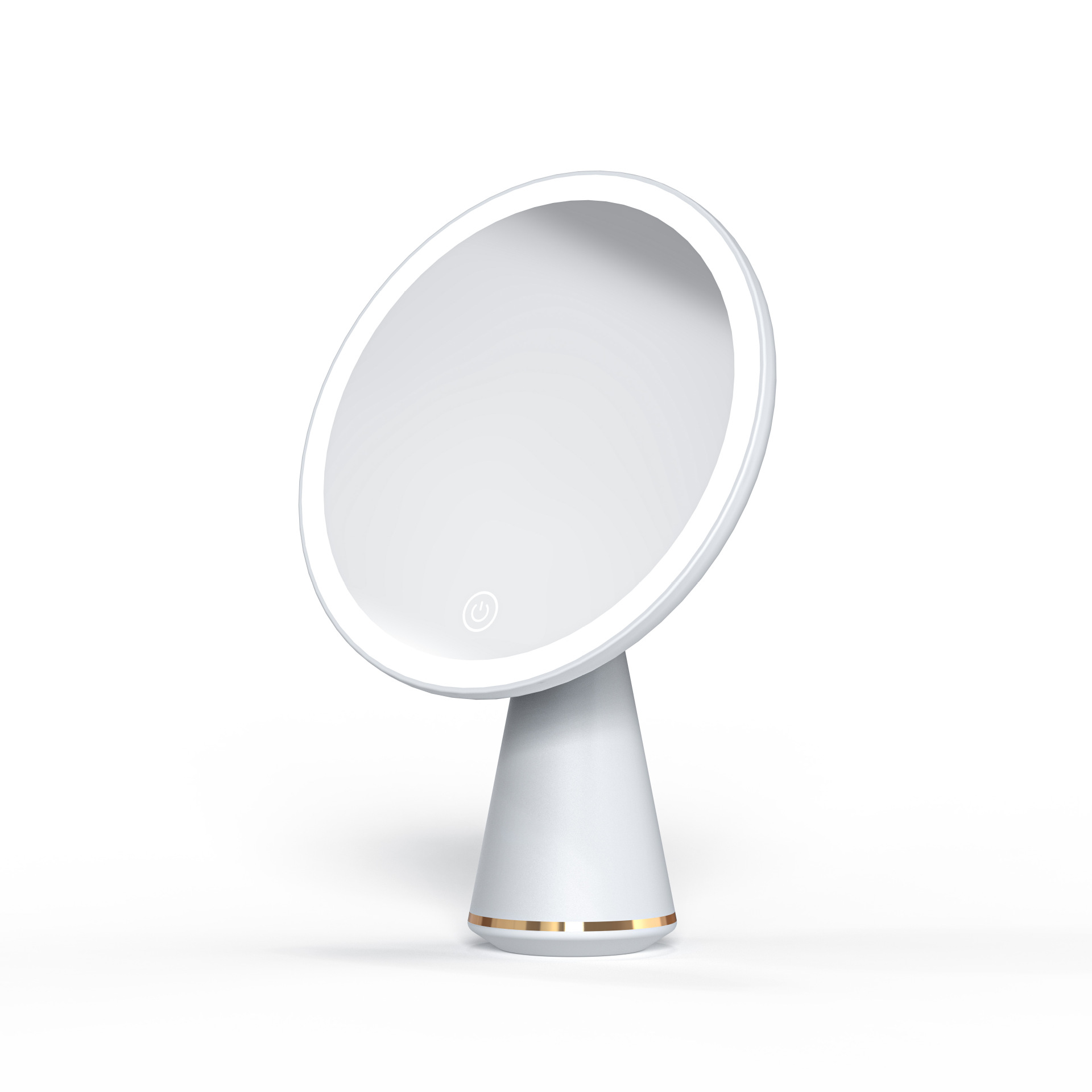 in stock generation hair new smart fill light led makeup mirror with lamp charging portable desktop network popular makeup mirror