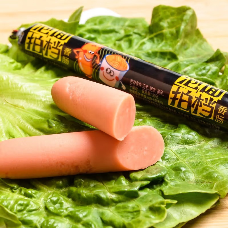 Shuanghui Instant Noodles Partner Ham Sausage 35g Ready-To-Eat Barbecue Sausage with Instant Noodles Snacks Whole Box Wholesale