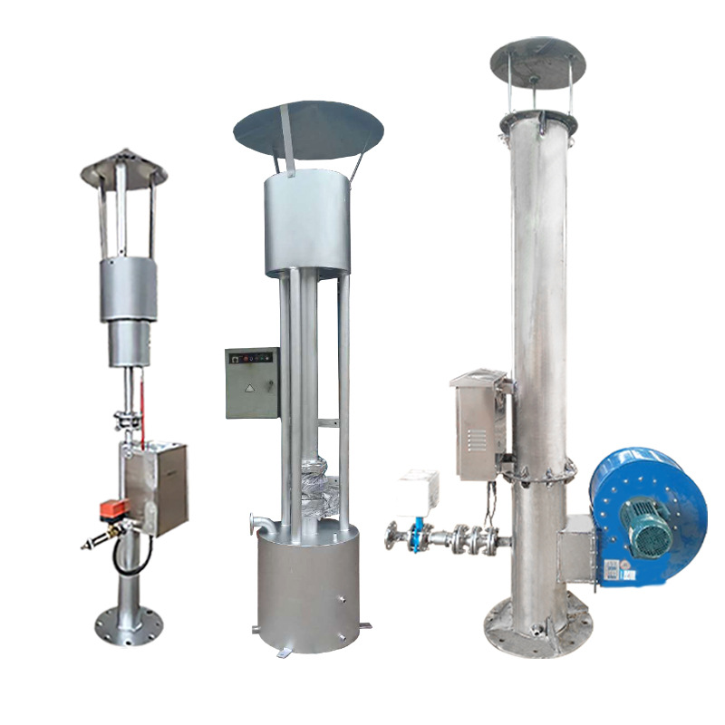 Liyang Internal Combustion Emergency Biogas Torch Stainless Steel Biogas Combustion Torch for Biogas Engineering Supporting Equipment