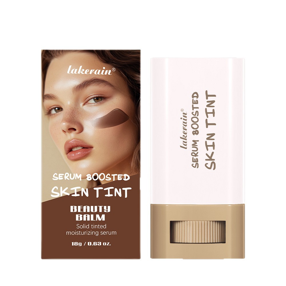 Cross-Border Lakerain Colored Solid Essence Foundation Cream Smooth and Moisturizing Natural Contouring Cream