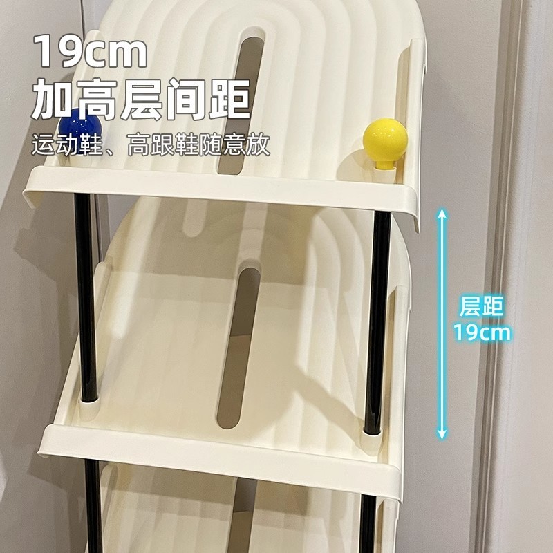 Multi-Layer Shoe Rack Entrance Door Household Simple Small Shoe Cabinet Indoor Bathroom 2024 New Slipper Storage Rack