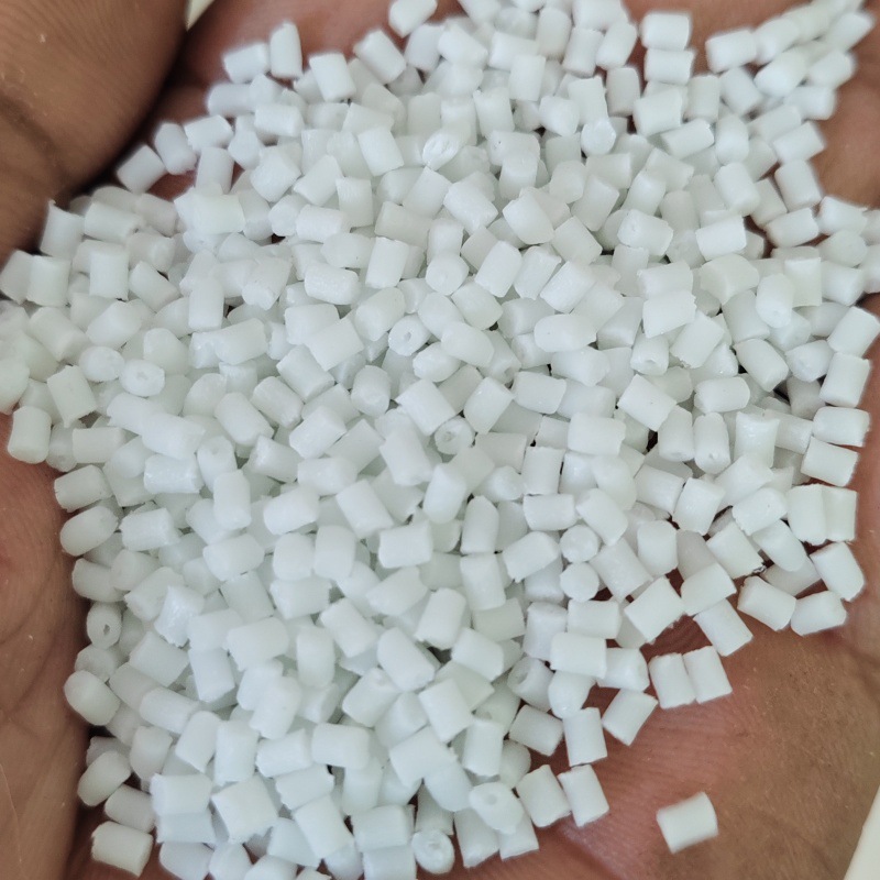 Pom Fiber-Added Plastic Particles Pom-Added Teflon Plastic Self-Lubricating Low Friction High Rigidity Pom+Ptfe