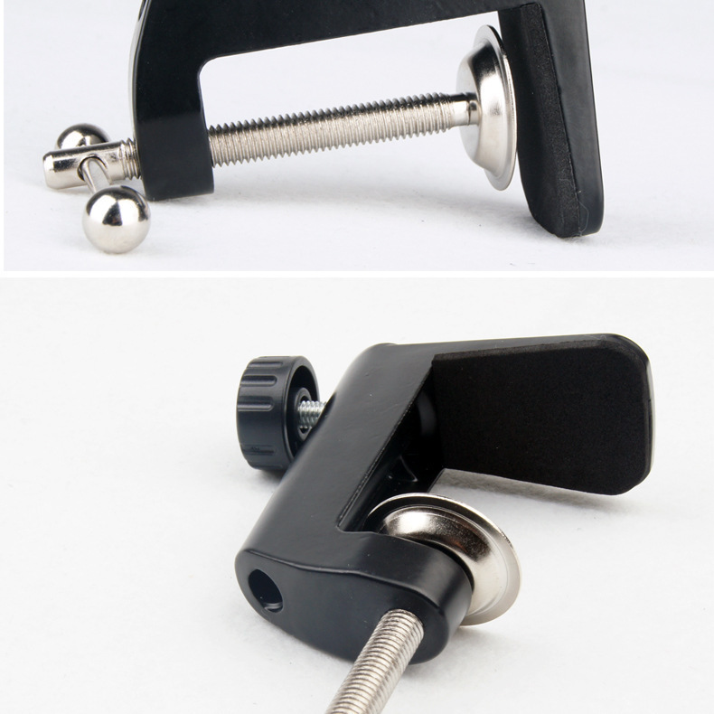 Factory direct supply I-clip microphone microphone desk lamp desktop 35 cantilever bracket accessories shockproof frame metal base
