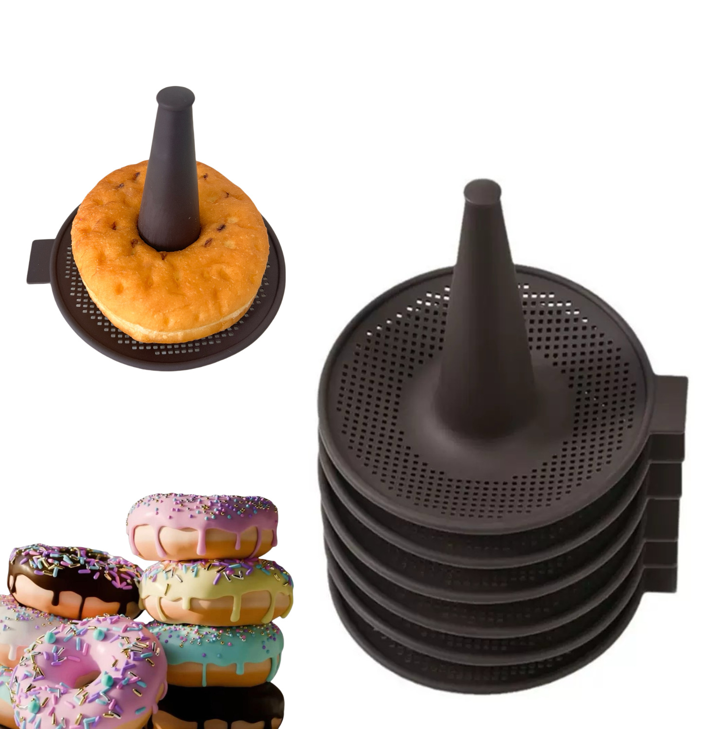 Baking Mold Donut Silicone Mold Baking Cake Mousse Pudding Mold Donut Mold New Product
