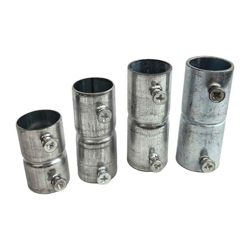 Galvanized Conduit Straight-Through Connector Direct Box Clamp Lock Nut Cup Comb Screw Connection Galvanized Steel Pipe Metal Threading Lock Buckle