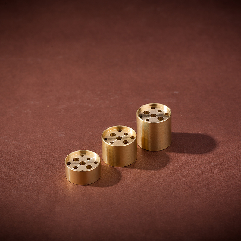 Nine-Hole Incense Insert Brass Mini Incense Rack Creative Household Multi-Functional Incense Burner Base Zen Ornaments Yiwu Wholesale