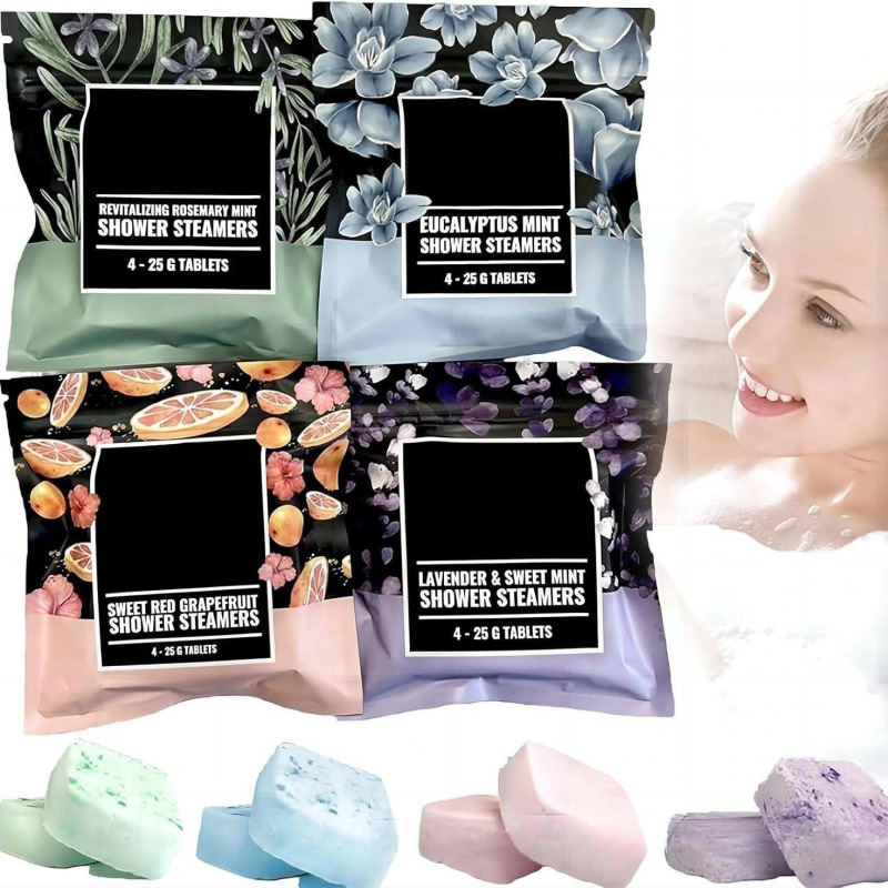 Shower Steamers Aromatherapy Shower Aromatherapy Tablet Four-piece Set