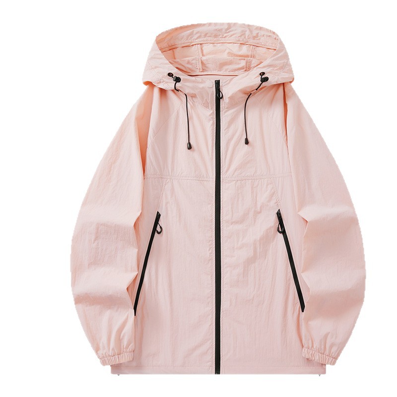 Men's and Women's Hoodie Men's Skin Clothes Men's Couple Ultra-thin Breathable Outdoor Fishing Skin Windbreaker Fishing Protection