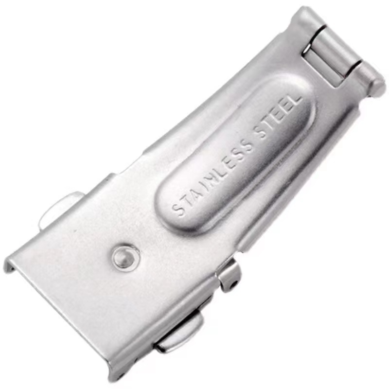 Watch Buckle Accessories Watch Steel Strap Link Buckle Stainless Steel Foldableing Watch Buckle Double Push Watch Strap Buckle Head