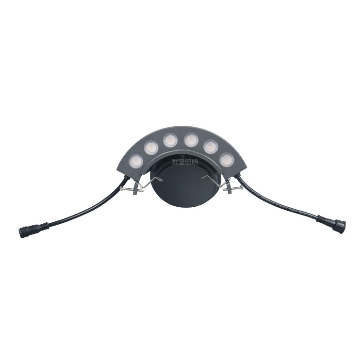 Проект уличного освещения, дождезащитные светодиодные волнистые лампы для древних зданий и храмов, двусторонние светящиеся черепичные лампы 9W