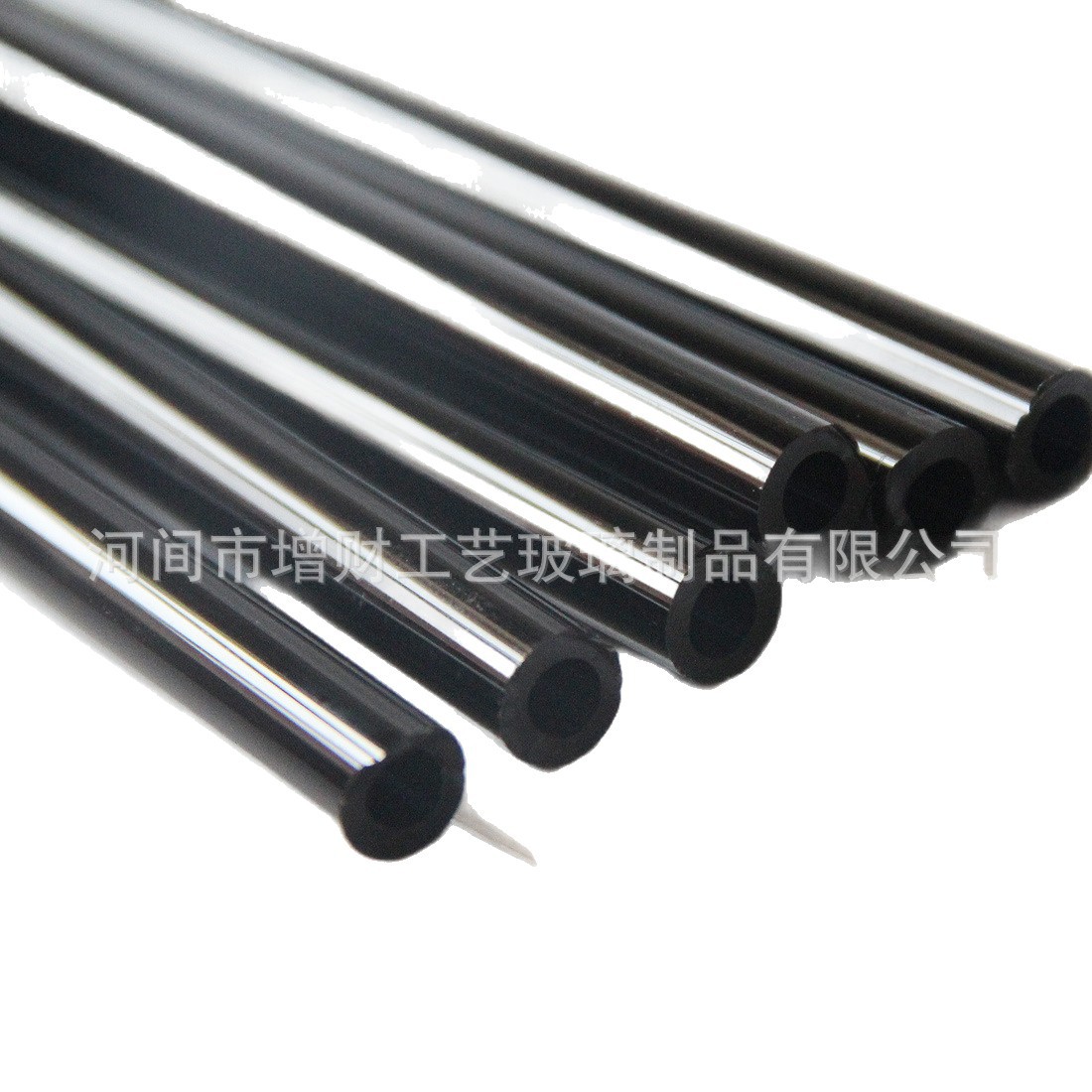 Cangzhou Wholesale High-Definition Colored High Borosilicate Heat-Resistant Glass Tubes Black Transparent Hollow Tube Cylindrical Raw Materials
