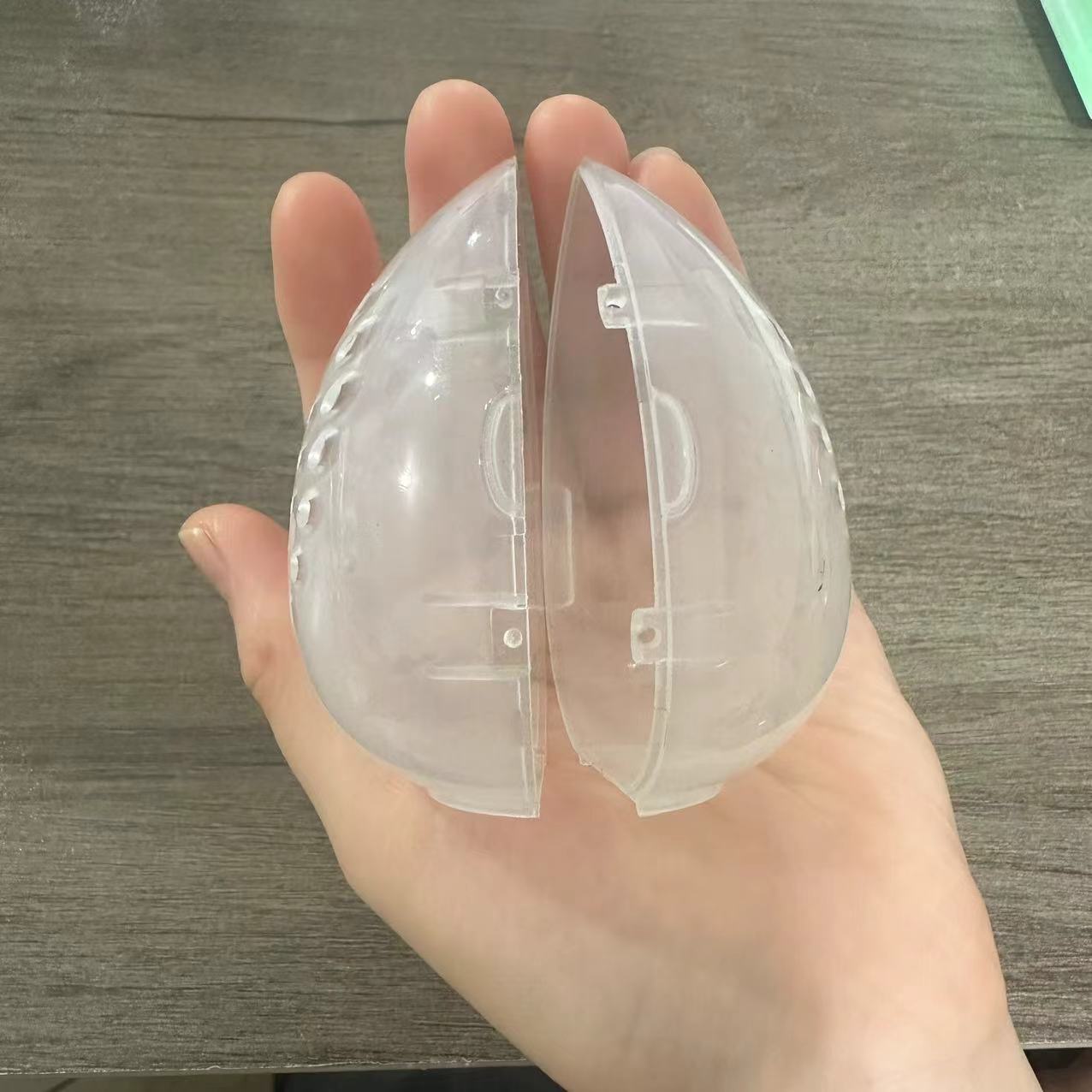 Breathable Hole Beauty Egg Storage Box for Travel, Portable Mildew-proof and Moisture-proof Makeup Puff, Transparent Storage Shell