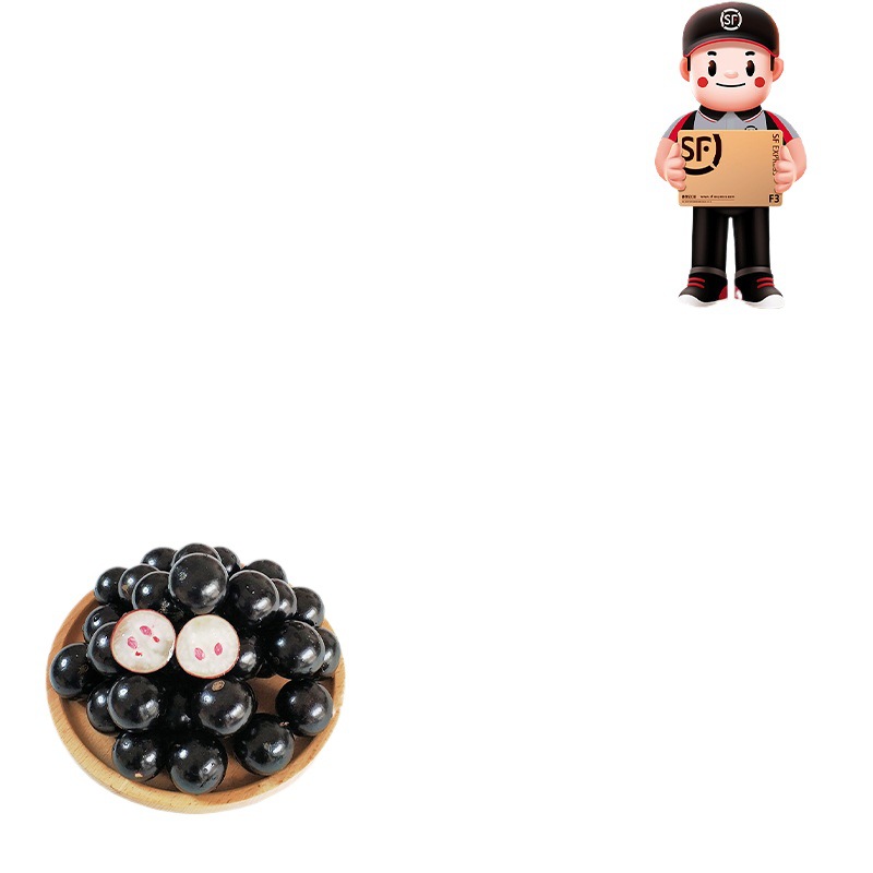 Shun Feng Air Transport 2.00kg Jia Bao Fruit Fresh Fruit Tree Grape High-end Varieties Fresh Fruit Pregnant Women Pick Whole Boxes Postage