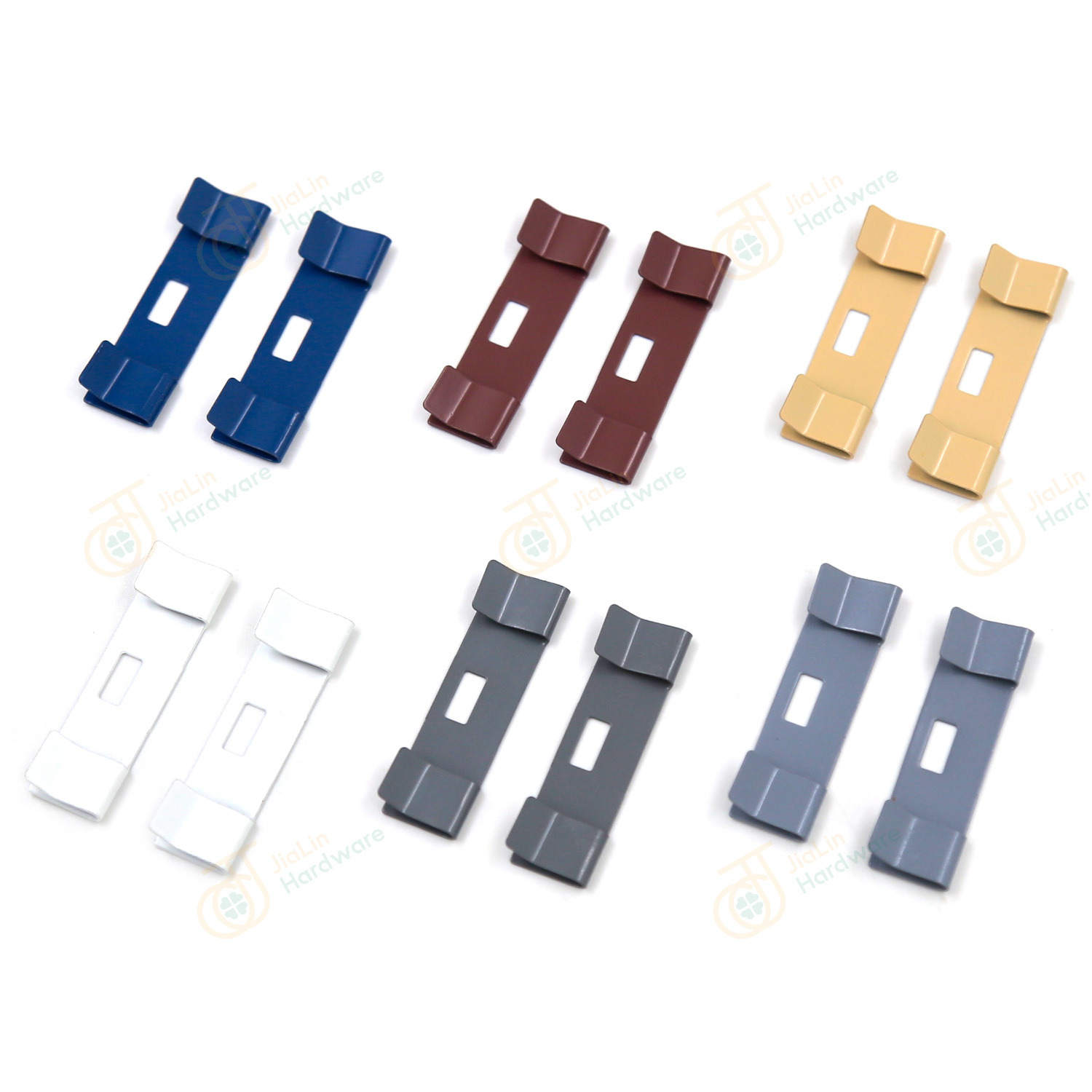 Jialin Manufacturer 30/50 Package Spot Direct Sales White Curtain Clips Amazon Cross-Border E-Commerce Popular Curtain Pieces