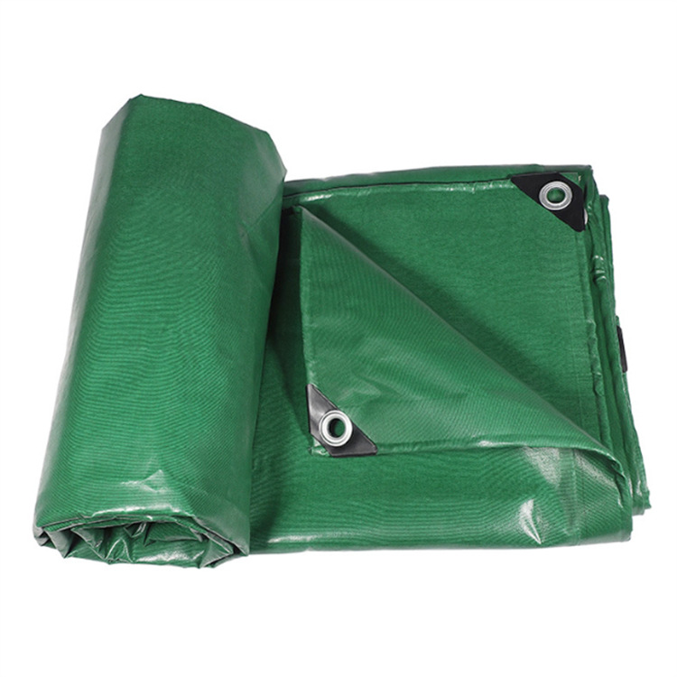 Factory wholesale waterproof sunscreen canvas pvc plastic-coated thickened anti-aging transport knife tarpaulin scraping cloth shade cloth