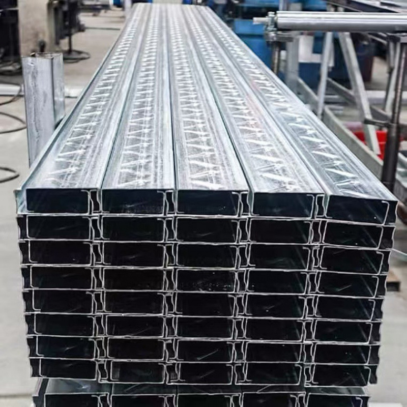 Foshan galvanized C steel engineering steel structure curtain wall workshop hot-dip galvanized roof purlin hot-rolled cold-formed steel