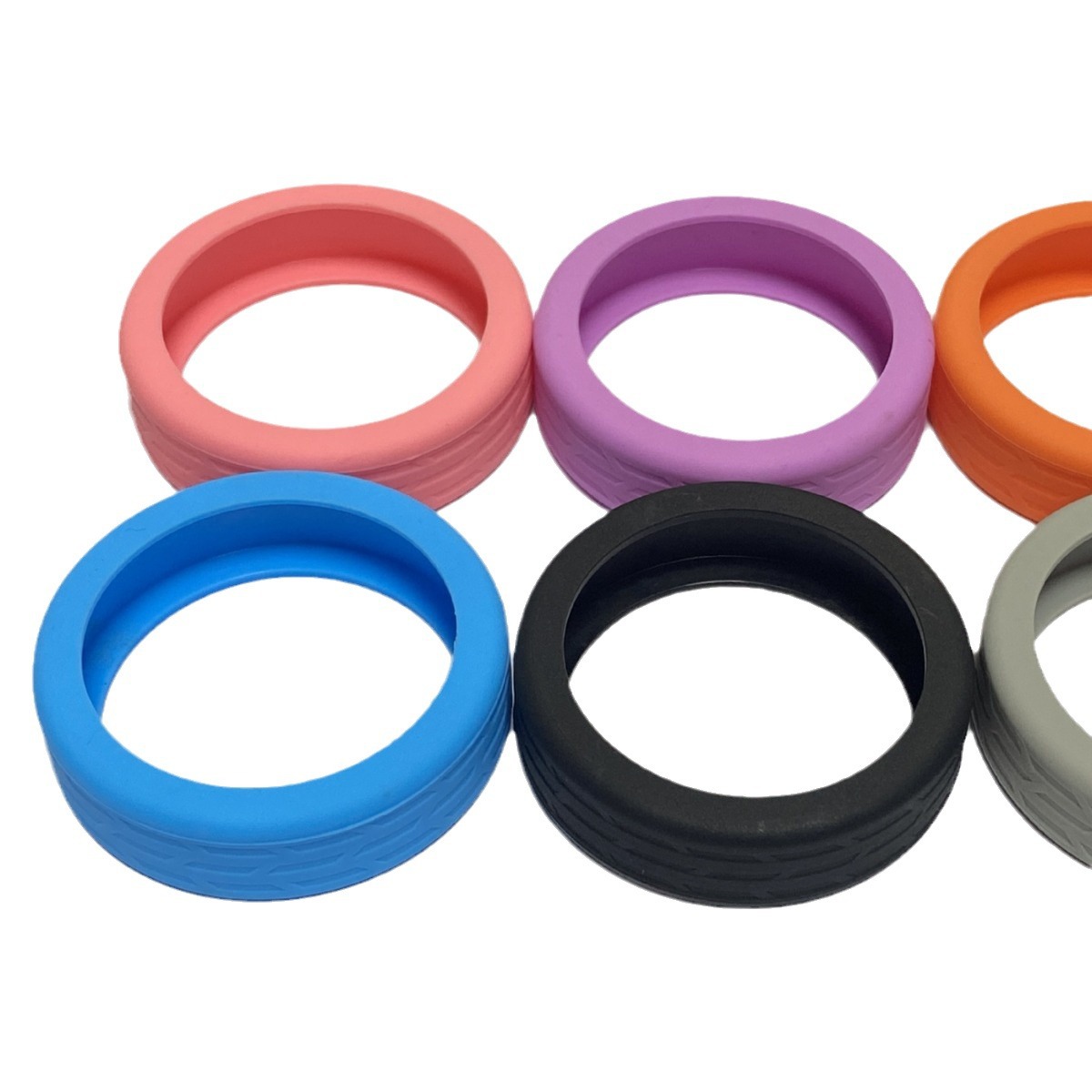 Upgraded silicone trolley case caster cover universal wheel mute noise reduction silicone luggage caster protective cover wholesale