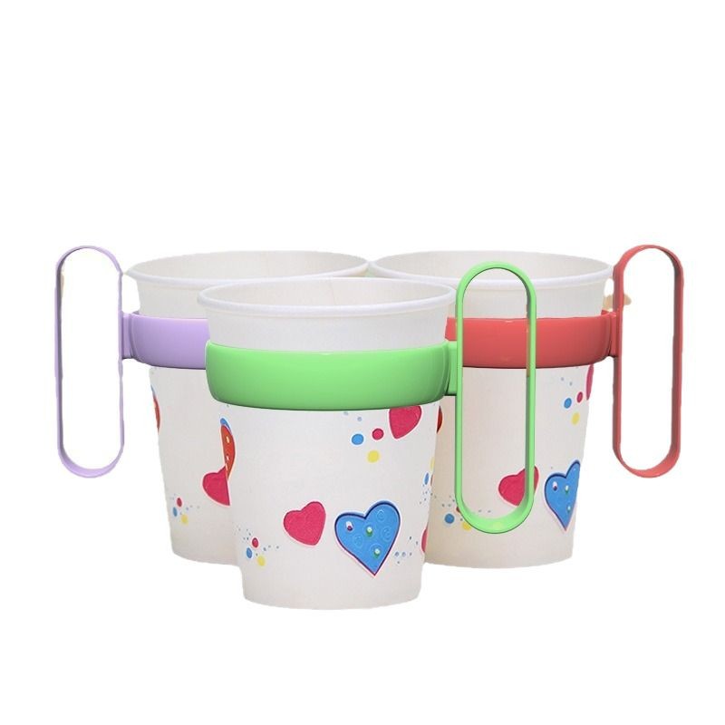 Plastic Cup Holder, Disposable Paper Cup Holder, Home Office Water Cup, Anti-Scalding Cup Holder, Insulated Cup Cover, Tea Cup Holder