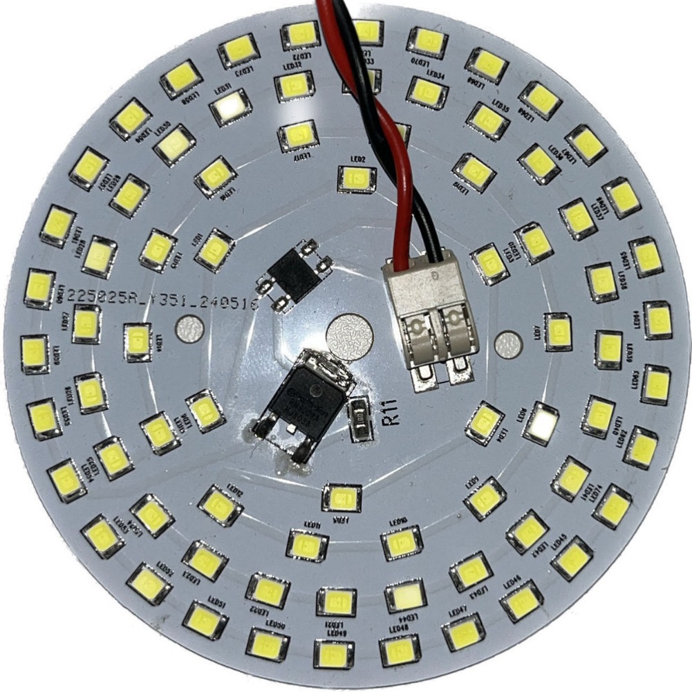 High-Brightness Led Lamp Bead Led Lamp Panel 220V High-Voltage Lamp Panel Single-Color Lamp Bead Fill Light Ring Patch