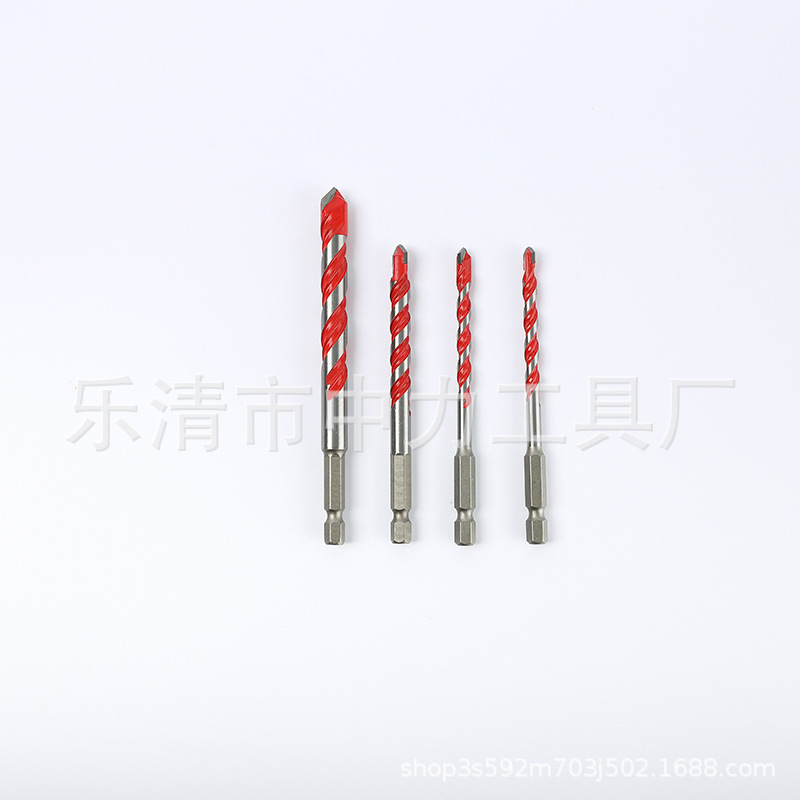 Factory Direct Sales Hexagonal Handle King Drill Wall Tile Cement Wall Steel Bar Glass Tile Special Alloy Drill Bit Hole Artifact