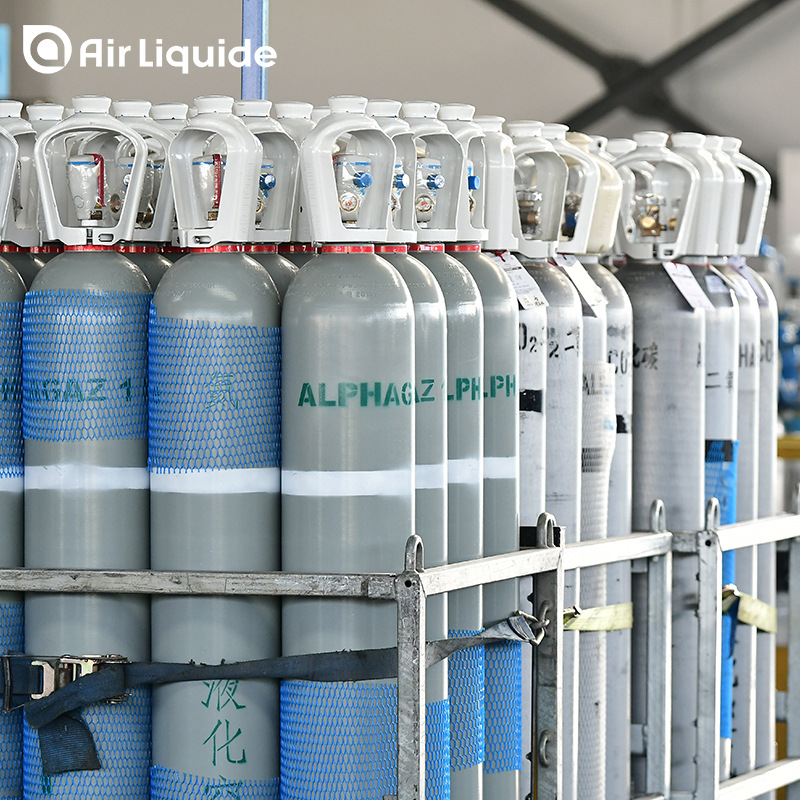 Контейнер для газов—O2, N2, Ar, H2, He и другие газы—Группа Air Liquide, заводы по всей стране