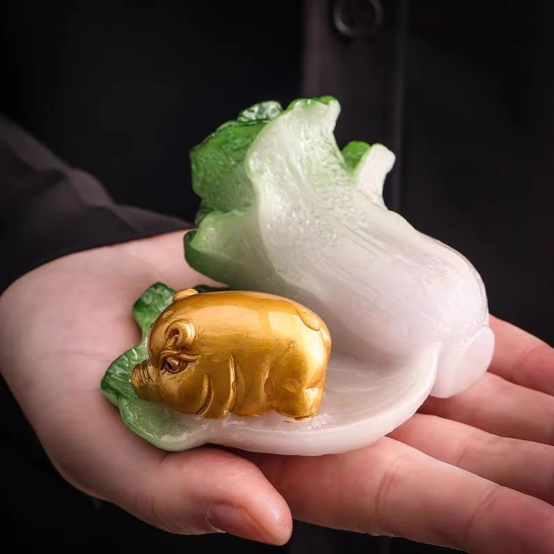 Color-Changing Tea Pet Ornaments, Suitable for Raising Plants, Tea Table Accessories, Tea Set, High-Quality Tea Play, Tea Art Decorations, Creative Resin