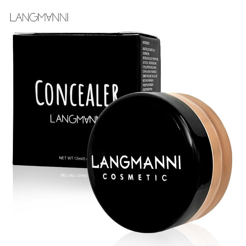 Langmanni Concealer Concealer Repair Moisturizing Brightening Skin Long-Lasting Non-Removing Makeup Liquid Foundation Cross-Border