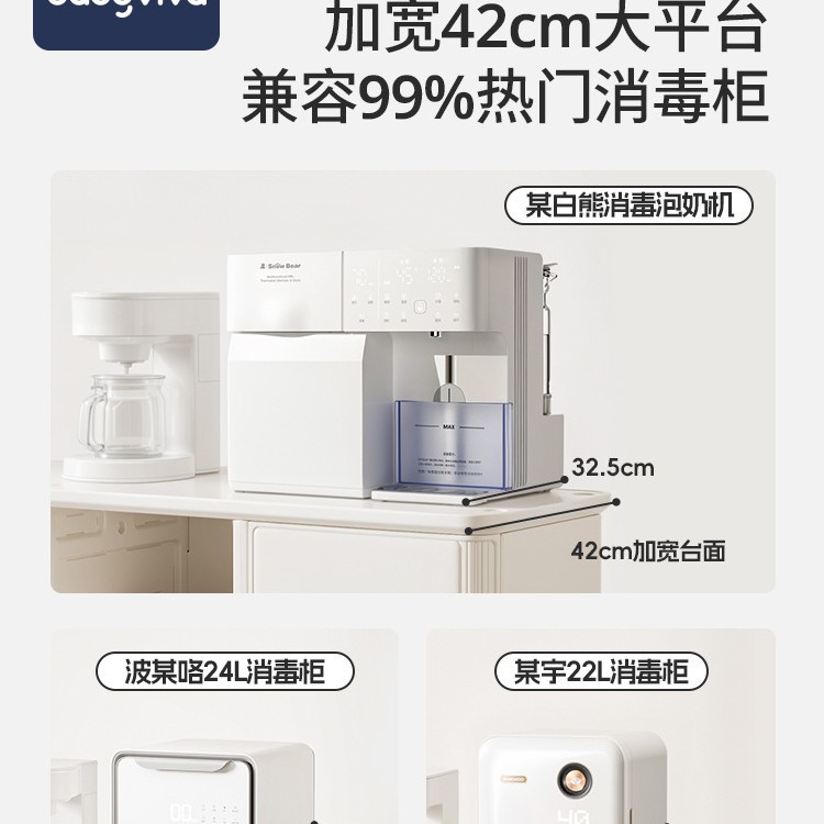 Babyviva Feeding Table Baby Storage Cabinet Baby Supplies Storage Rack Kidsren's Wardrobe Toy Storage Locker