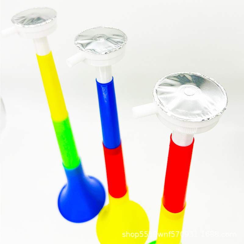 Three Large Telescopic Horn Cheering Activities Children's Toys Plastic Games Football Fans Stall Cheerleaders