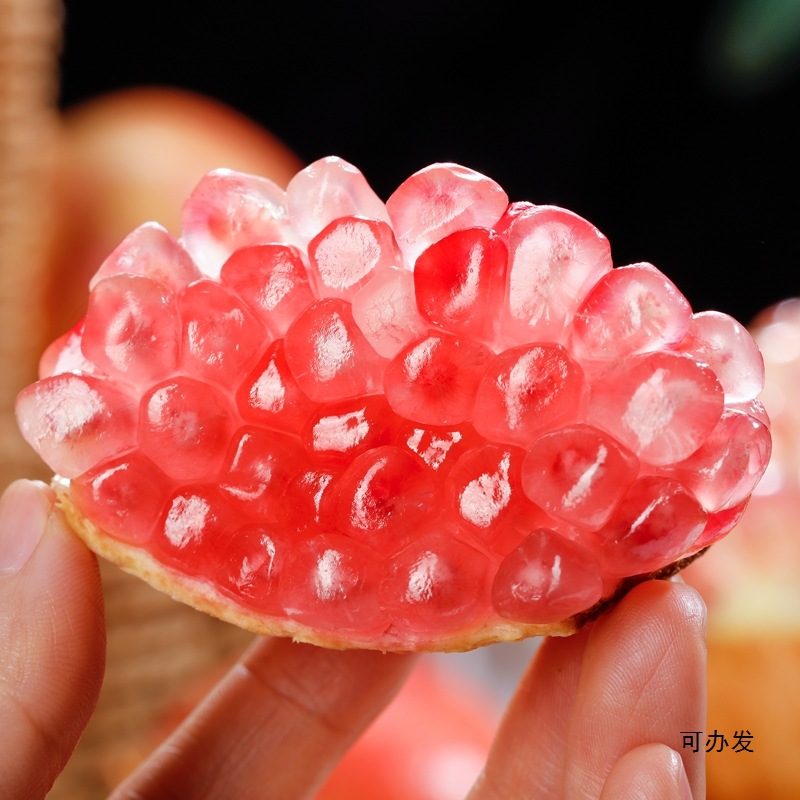 Fresh Home Yunnan Mengzi Thin Skin Crystal Sweet Pomegranate Fresh Fruit Whole Case 5.00kg Skin Soft Postage Pomegranate Hard Seed