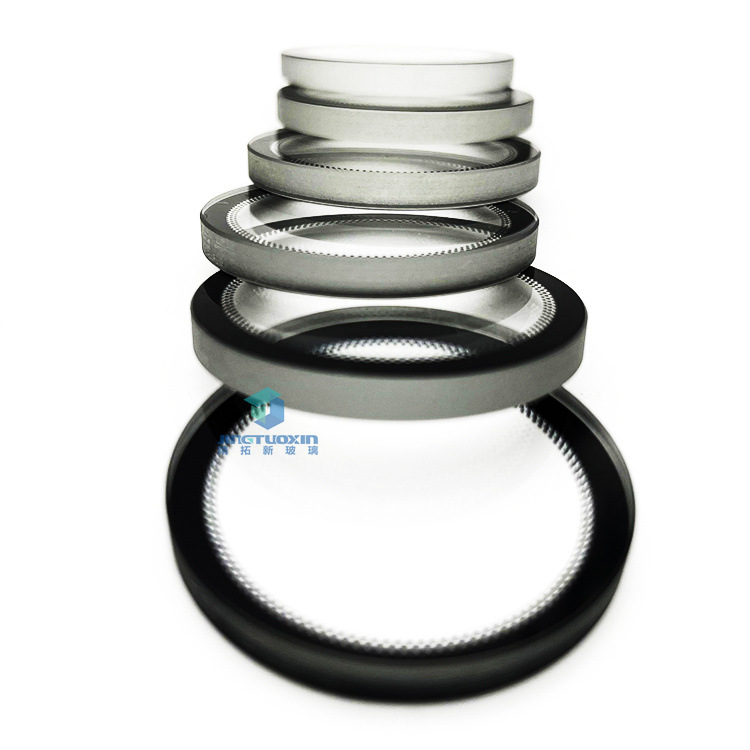 Processing and Customization of High-Temperature Silk Screen Led Lamp Glass, Downlight Flashlight Glass, Silk Screen Printing and Color Can Be Customized